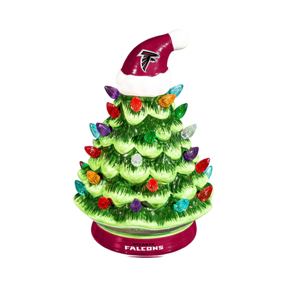 NFL Ceramic Christmas Trees that Light Up
