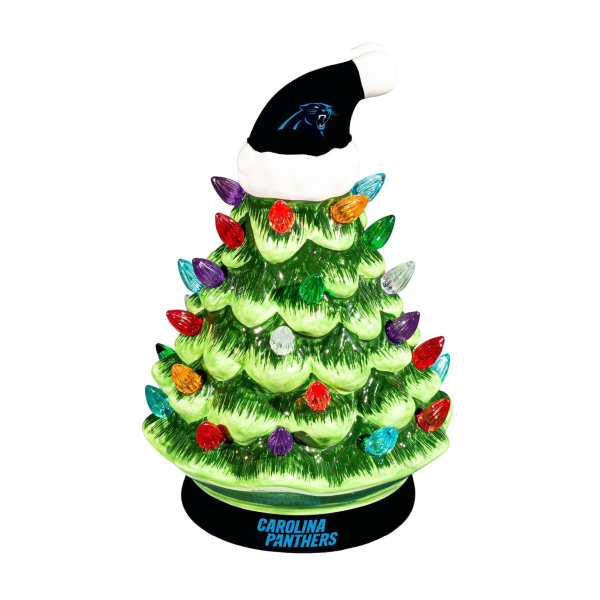 NFL Ceramic Christmas Trees that Light Up
