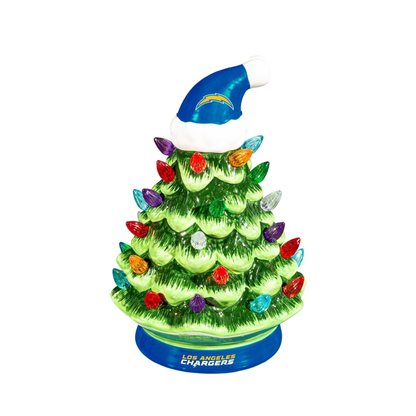NFL Ceramic Christmas Trees that Light Up