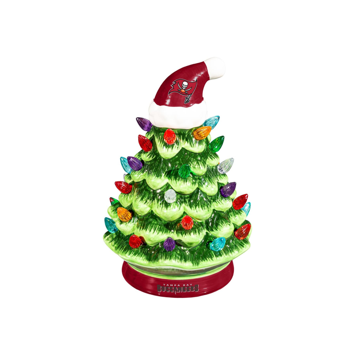 NFL Ceramic Christmas Trees that Light Up